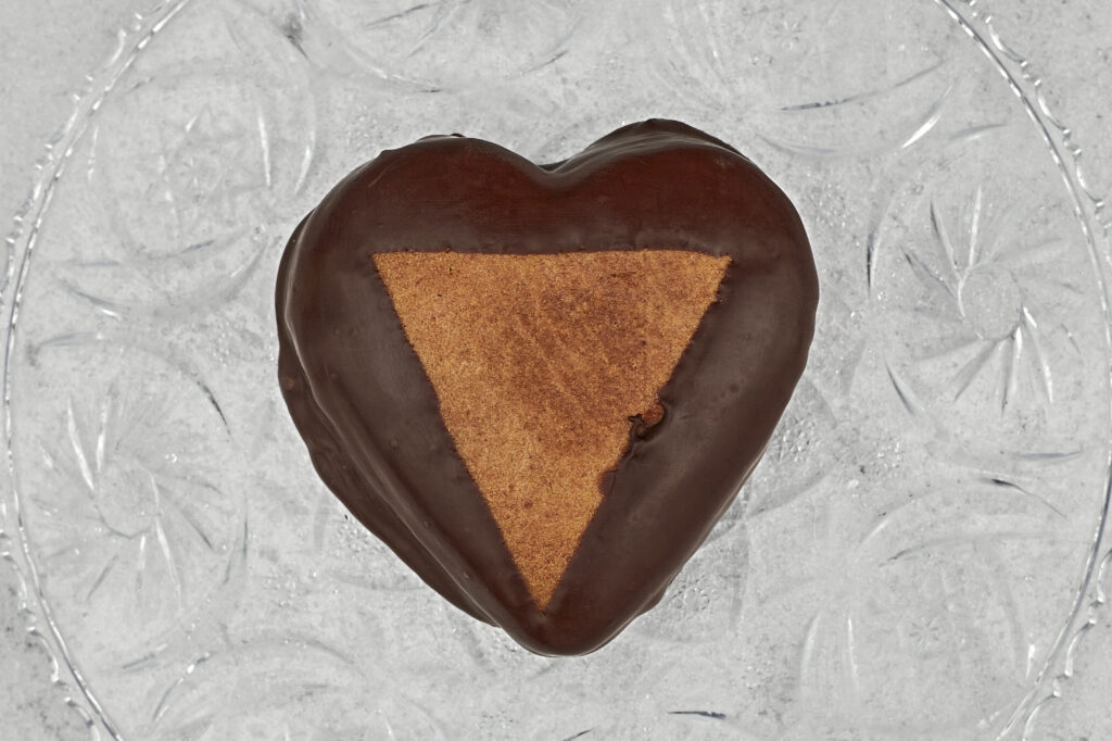Dinkel Lebkuchen Herz mit SanddornIngwer